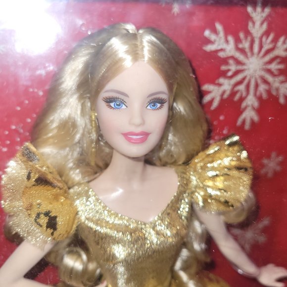 Barbie 2020 Holiday Blonde Barbie, Open Box - Picture 9 of 17
